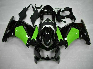 2008-2012 Kawasaki EX250 Motorcycle Fairings - Glossy Black Green Canada for Sale