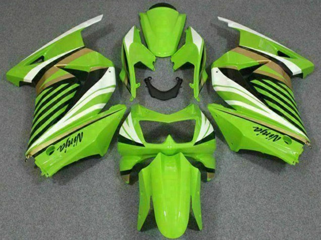 2008-2012 Kawasaki EX250 Motorcycle Fairing - Green White Black Canada for Sale