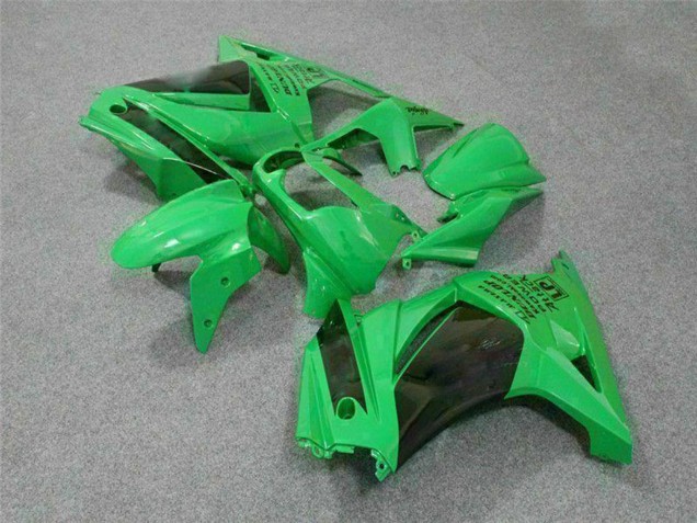 2008-2012 Kawasaki EX250 Motorcycle Fairings - Green Black Canada for Sale