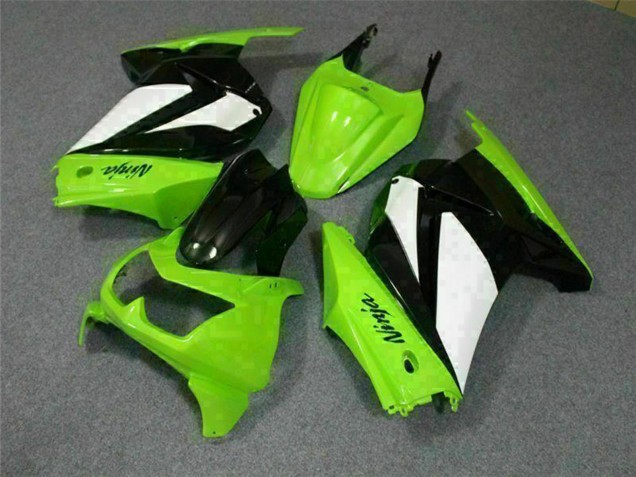 2008-2012 Kawasaki EX250 Motorcycle Fairings - Green White Black Canada for Sale