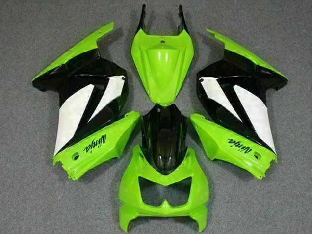 2008-2012 Kawasaki EX250 Motorcycle Fairings - Green White Black Canada for Sale