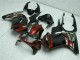 2008-2012 Kawasaki EX250 Motorcycle Fairings - Glossy Black Maroon Red Canada for Sale
