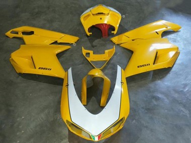 2008-2012 Kawasaki EX250 Motorcycle Fairings - White Yellow Canada for Sale