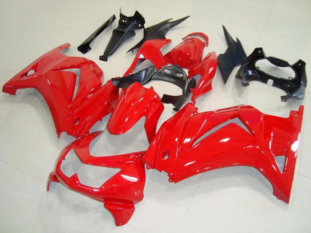 2008-2012 Kawasaki ZX250R Motorcycle Fairings - Red Black Canada for Sale