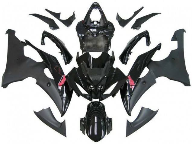 2008-2016 Yamaha YZF R6 Motorcycle Fairing - Glossy Black Matte Black Canada for Sale
