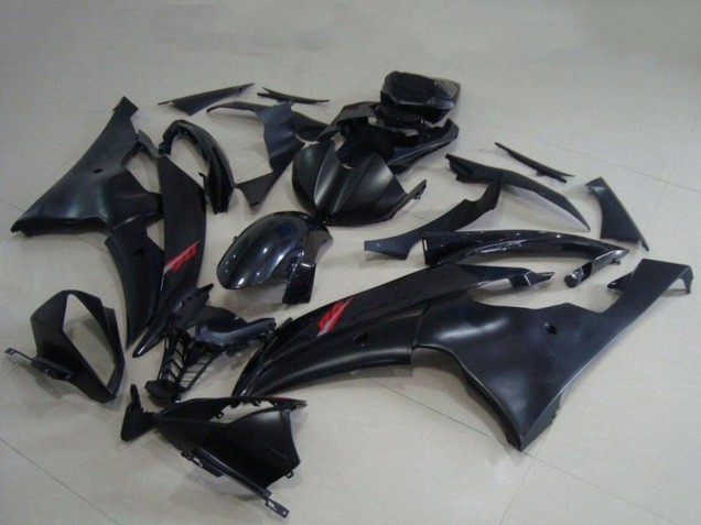 2008-2016 Yamaha YZF R6 Motorcycle Fairings - Glossy Black Matte Black Canada for Sale