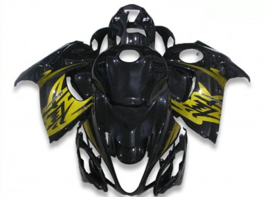 2008-2020 Suzuki GSXR 1300 Hayabusa Motorcycle Fairings - Glossy Black Yellow Canada for Sale