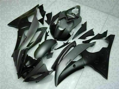 2008-2016 Yamaha YZF R6 Motorcycle Fairings - Grey Matte Black Canada for Sale