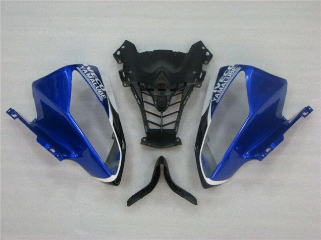 2008-2016 Yamaha YZF R6 Motorcycle Fairings - White Blue Black ENEOS Semakin Didepan Canada for Sale