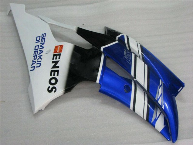 2008-2016 Yamaha YZF R6 Motorcycle Fairings - White Blue Black ENEOS Semakin Didepan Canada for Sale