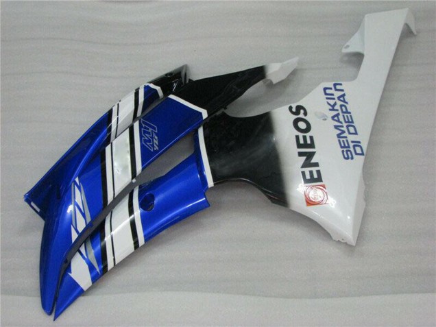2008-2016 Yamaha YZF R6 Motorcycle Fairings - White Blue Black ENEOS Semakin Didepan Canada for Sale