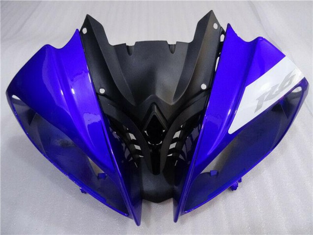 2008-2016 Yamaha YZF R6 Motorcycle Fairings - White Blue Matte Black Canada for Sale