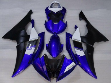 2008-2016 Yamaha YZF R6 Motorcycle Fairings - White Blue Matte Black Canada for Sale