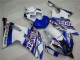 2008-2016 Yamaha YZF R6 Motorcycle Fairings - White Blue Red Sterilgarda Volvo Fimer Yamalube Canada for Sale