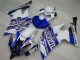 2008-2016 Yamaha YZF R6 Motorcycle Fairings - White Blue Red Sterilgarda Volvo Fimer Yamalube Canada for Sale