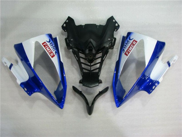 2008-2016 Yamaha YZF R6 Motorcycle Fairings - White Blue Red Sterilgarda Volvo Fimer Yamalube Canada for Sale