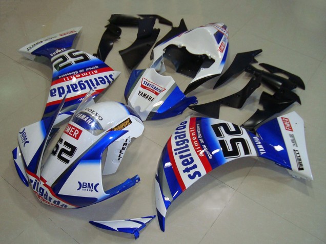 2009-2011 Yamaha YZF R1 Motorcycle Fairings - White Blue Red Black Sterilgarda Canada for Sale