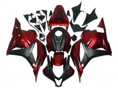 2009-2012 Honda CBR600RR Motorcycle Fairings - Red Matte Black Canada for Sale