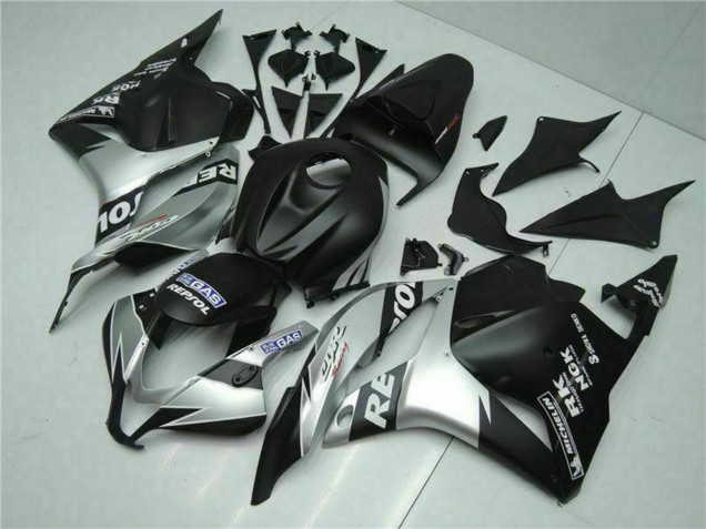 2009-2012 Honda CBR600RR Motorcycle Fairings - Silver Matte Black Repsol Canada for Sale
