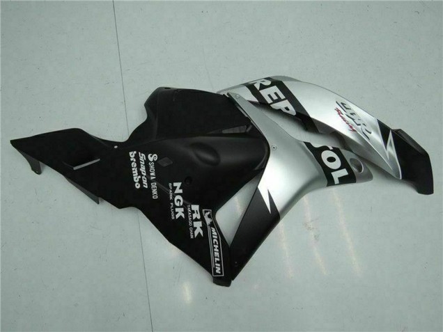 2009-2012 Honda CBR600RR Motorcycle Fairings - Silver Matte Black Repsol Canada for Sale