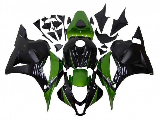 2009-2012 Honda CBR600RR Motorcycle Fairings - Black Green Canada for Sale