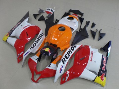 2009-2012 Honda CBR600RR Motorcycle Fairings - Orange White Red Yellow Blue Repsol HRC Red Bull Canada for Sale