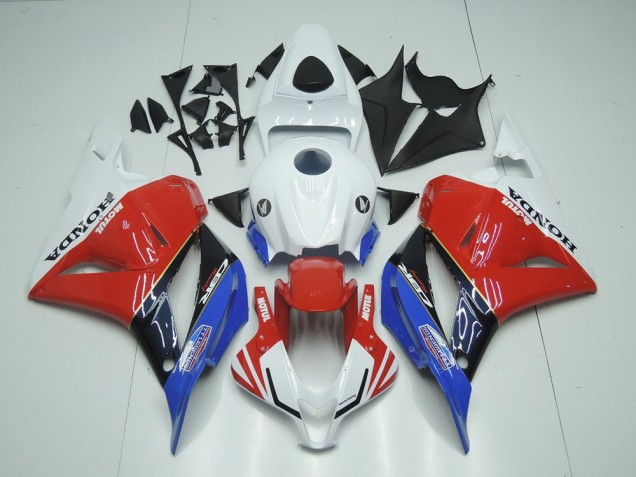 2009-2012 Honda CBR600RR Motorcycle Fairings - White Red Blue Glossy Black Motul Canada for Sale
