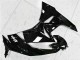 2009-2012 Kawasaki ZX6R Motorcycle Fairings - Glossy Black White Ninja Canada for Sale