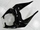 2009-2012 Kawasaki ZX6R Motorcycle Fairings - Glossy Black White Ninja Canada for Sale