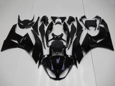 2009-2012 Kawasaki ZX6R Motorcycle Fairings - Glossy Black Canada for Sale
