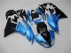 2009-2012 Kawasaki ZX6R Motorcycle Fairings - Light Blue Glossy Black Canada for Sale