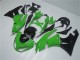 2009-2012 Kawasaki ZX6R Motorcycle Fairing Kits - Green Glossy Black Canada for Sale