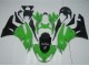 2009-2012 Kawasaki ZX6R Motorcycle Fairing Kits - Green Glossy Black Canada for Sale