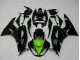 2009-2012 Kawasaki ZX6R Motorcycle Fairings - Glossy Black Green Canada for Sale