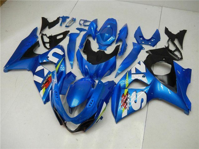 2009-2016 Suzuki GSXR 1000 Motorcycle Fairing Kits - Blue Green White Canada for Sale
