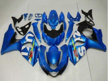 2009-2016 Suzuki GSXR 1000 Motorcycle Fairing Kits - Blue Green White Canada for Sale