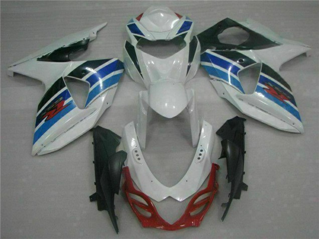 2009-2016 Suzuki GSXR 1000 Full Motorcycle Fairings - White Blue Black Canada for Sale