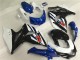 2009-2016 Suzuki GSXR 1000 Full Motorcycle Fairing Kits - White Blue Black Canada for Sale