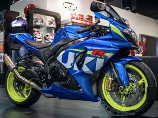 2009-2016 Suzuki GSXR 1000 Motorcycle Fairing - Blue Green White Canada for Sale