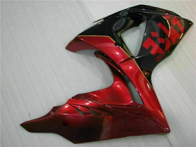 2009-2016 Suzuki GSXR 1000 Motorcycle Fairings - Red Glossy Black Canada for Sale