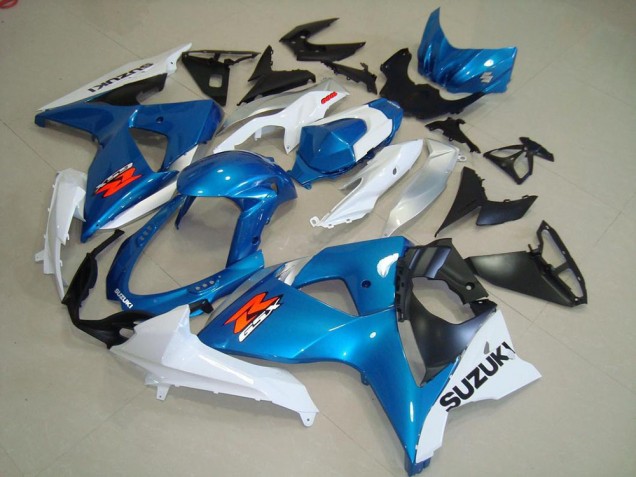 2009-2016 Suzuki GSXR 1000 Motorcycle Fairings - Light Blue White Black OEM Style Canada for Sale