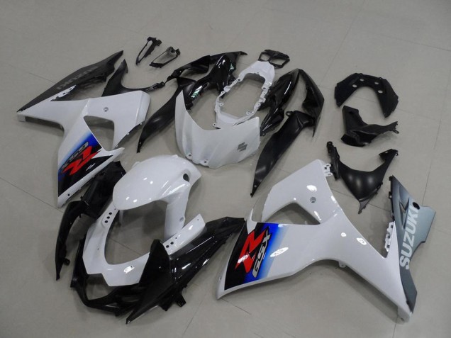 2009-2016 Suzuki GSXR 1000 Motorcycle Fairings - White Blue Silver Black Canada for Sale