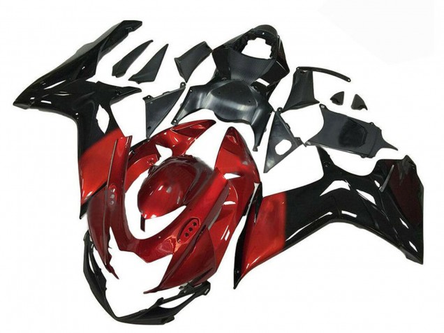 2011-2024 Suzuki GSXR 600/750 Motorcycle Fairing - Red Glossy Black Canada for Sale
