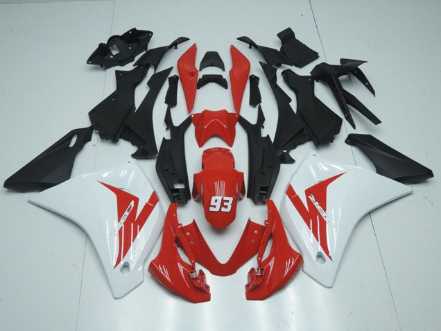 2011-2016 Honda CBR125R Motorcycle Fairings - White Red Matte Black 93 Canada for Sale