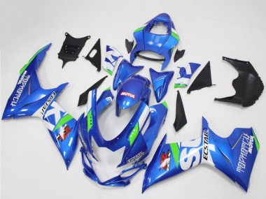 2011-2024 Suzuki GSXR 600/750 Motorcycle Fairings - Blue White Green Canada for Sale