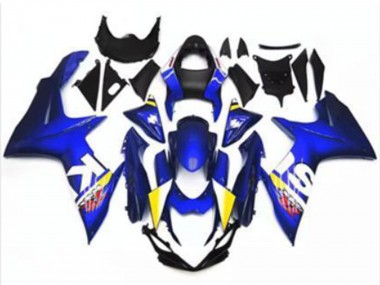 2011-2024 Suzuki GSXR 600/750 Motorcycle Fairing - Blue White Canada for Sale