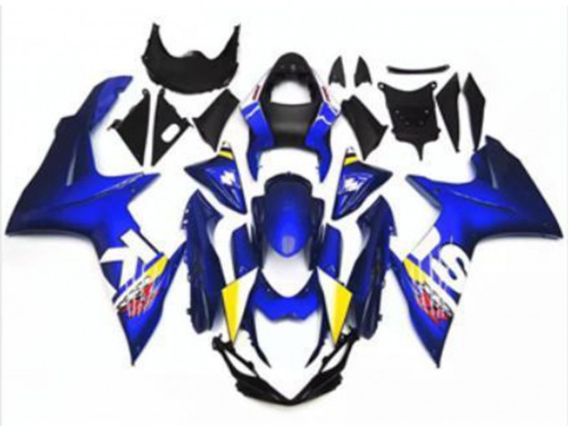 2011-2024 Suzuki GSXR 600/750 Motorcycle Fairing - Blue White Canada for Sale