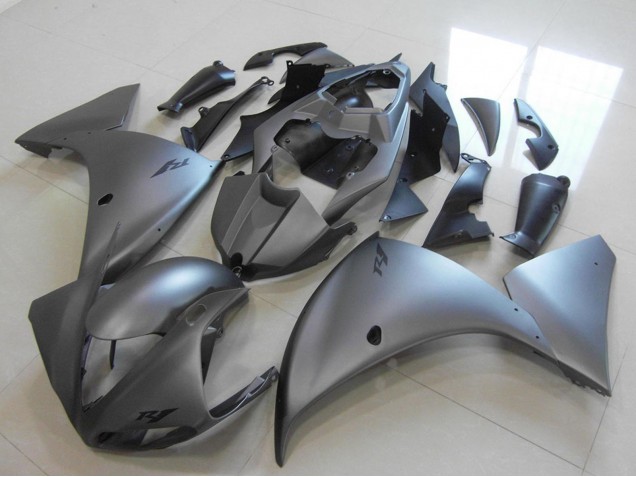 2012-2014 Yamaha YZF R1 Motorcycle Fairings - Matte Grey Canada for Sale