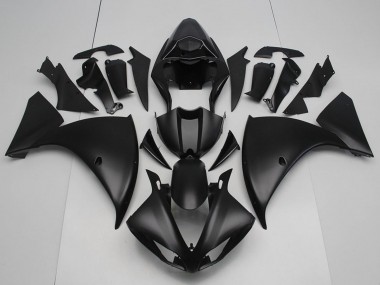2012-2014 Yamaha YZF R1 Motorcycle Fairings - Matte Black Canada for Sale