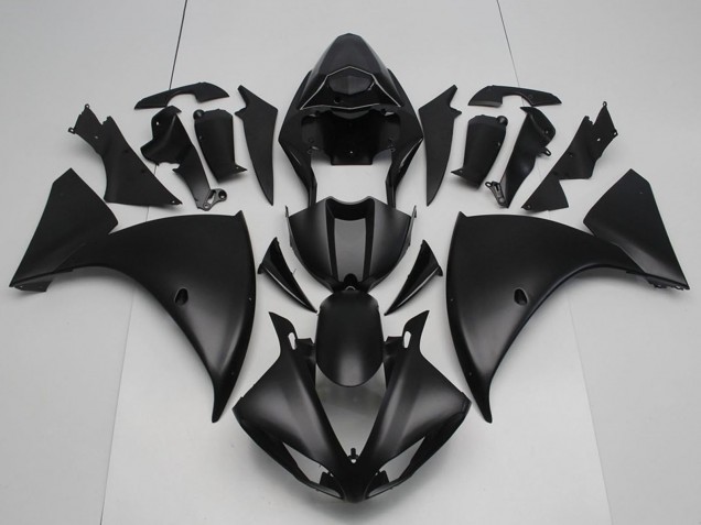 2012-2014 Yamaha YZF R1 Motorcycle Fairings - Matte Black Canada for Sale